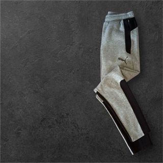 Pantaloni tuta Puma grigi-neri