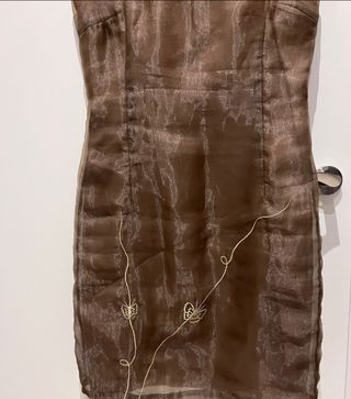 Vestido Zara marrón