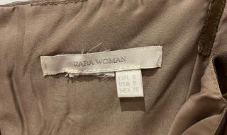 Vestido Zara marrón