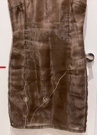 Vestido Zara marrón