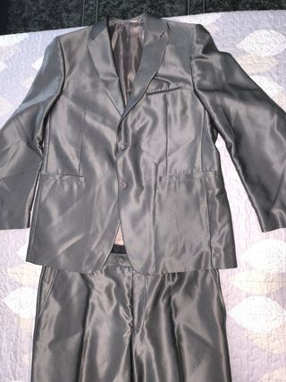 Traje Gris Ceremonia Hombre