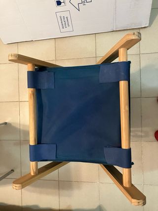 Estantería plegable azul - 3 baldas