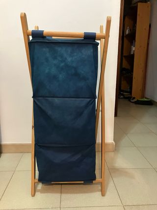 Estantería plegable azul - 3 baldas