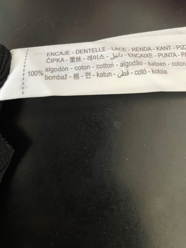Vestido Zara negro largo encaje