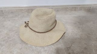 Gorro playa beige