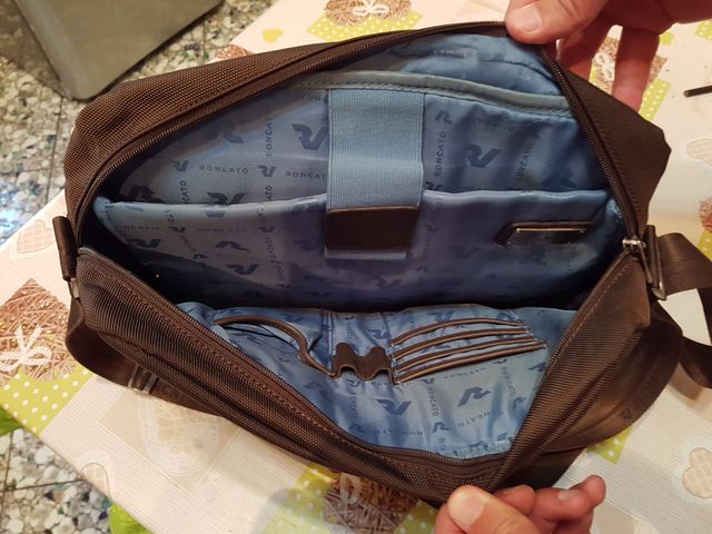 Borsa da lavoro tracolla Roncato Originale marrone