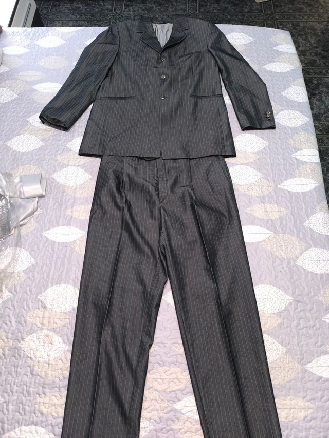 Traje Gris Ceremonia Hombre