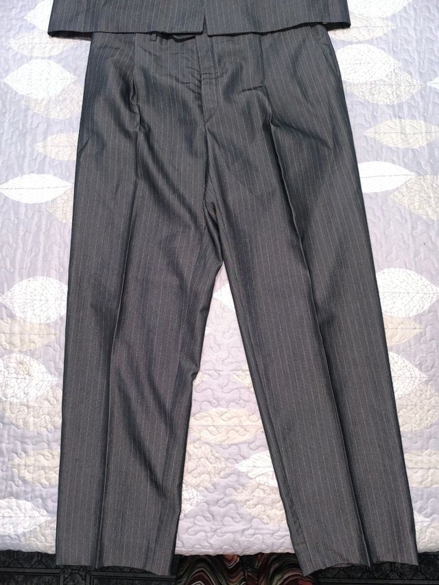 Traje Gris Ceremonia Hombre