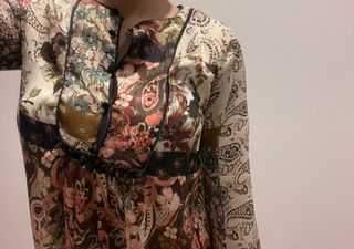 Blusa Zara multicolor estampada