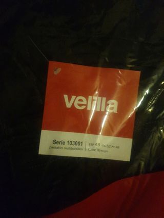 Pantalón trabajo Velilla XL negro