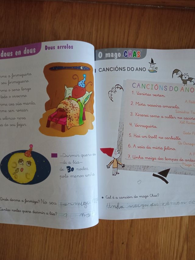 Lecturas. Ensalada de letras. 1 Primaria. Xerme.