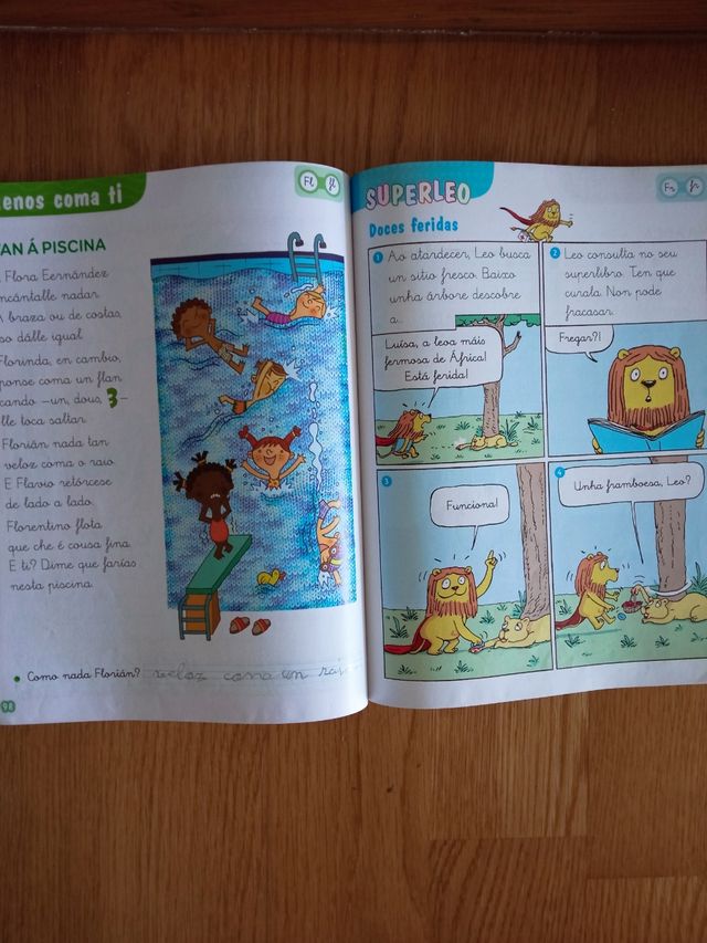 Lecturas. Ensalada de letras. 1 Primaria. Xerme.