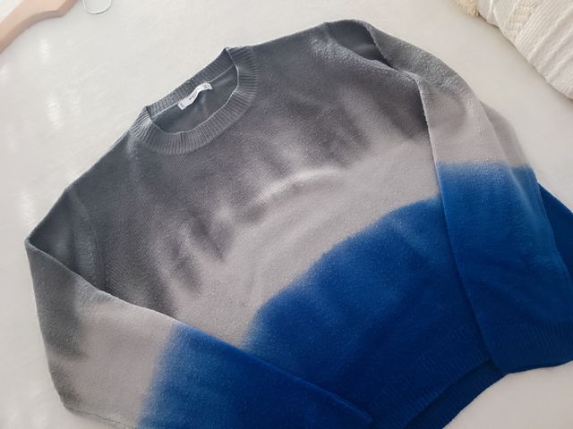 Jersey Mango degradé azul-gris L