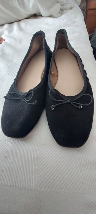 Bailarinas negras talla 40
