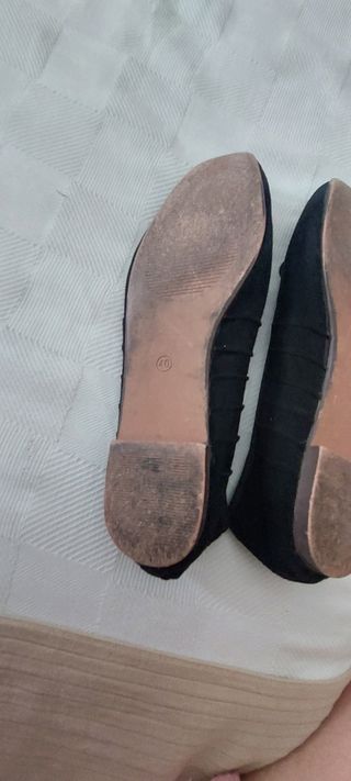 Bailarinas negras talla 40