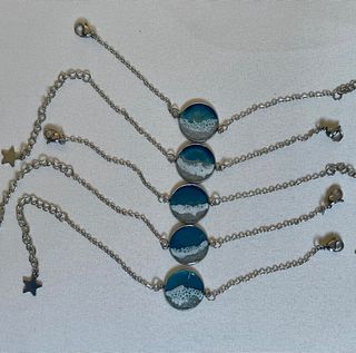Pulseras océano cadena