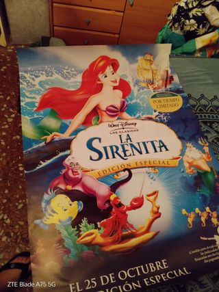 2 Pósters Películas: Vecinos Invasores & La Sireni