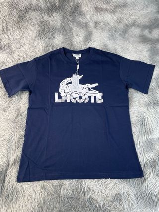 Camiseta Lacoste azul-Nueva