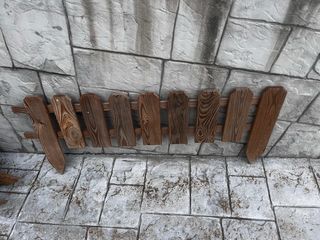 Valla jardín madera - 5 piezas