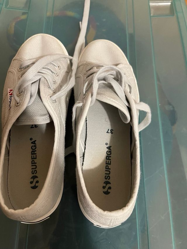 Zapatillas Superga Plataforma Gris