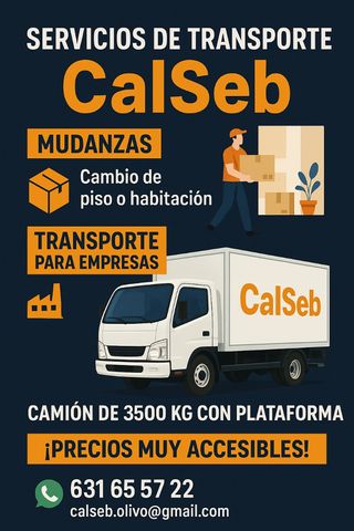 Transporte CalSeb: Mudanzas & Empresas
