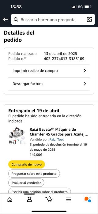Sierra ingletadora para azulejos RNZI - 1200W