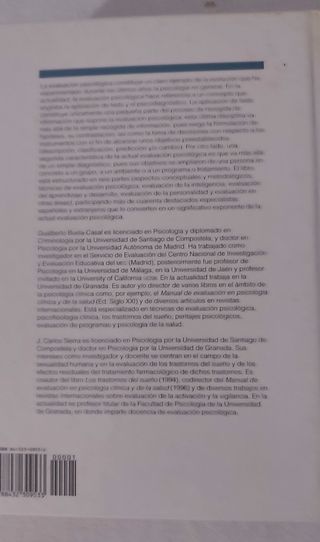Manual de evaluación psicológica 