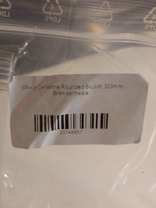 Disco freno SRAM Centerline 203mm