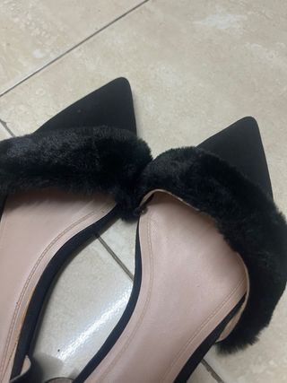 Zapatos planos H&M negros, talla 38