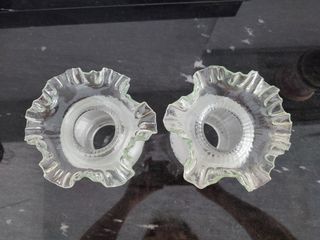 2 lámparas vintage porcelana