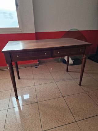 Mesa madera marrón clásica ESCRITORIO 