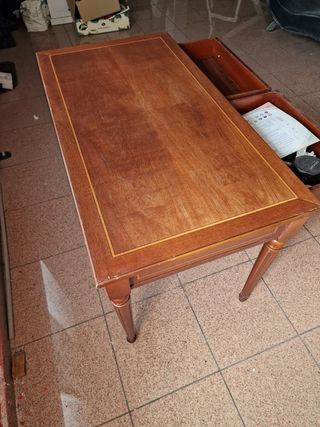 Mesa madera marrón clásica ESCRITORIO 
