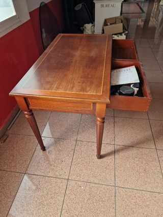 Mesa madera marrón clásica ESCRITORIO 