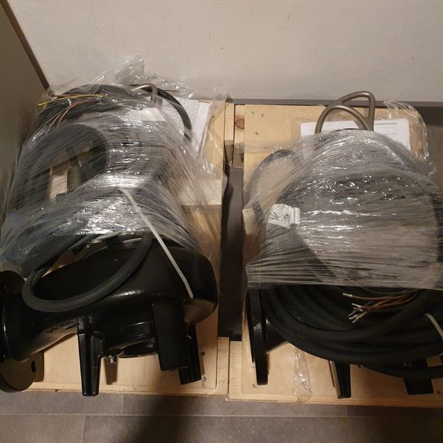 Bomba sumergible Grundfos de aguas residuales