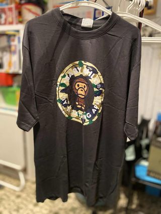 Camiseta A Bathing Ape negra talla L