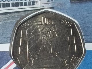 Moneda commemorativa inglesa 
