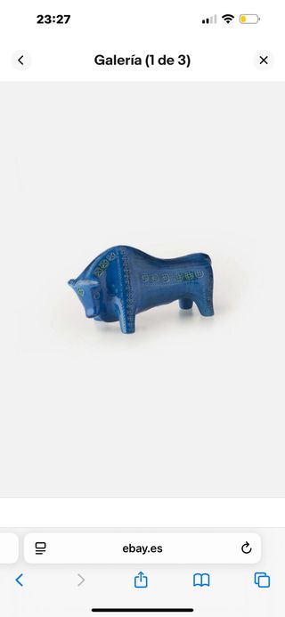 ceramica del diseñador Aldo Londi años 70