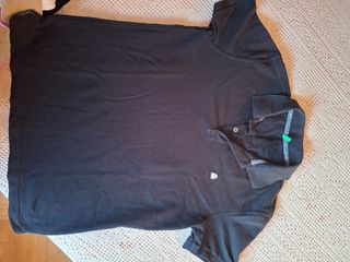 Polo Benetton negro hombre