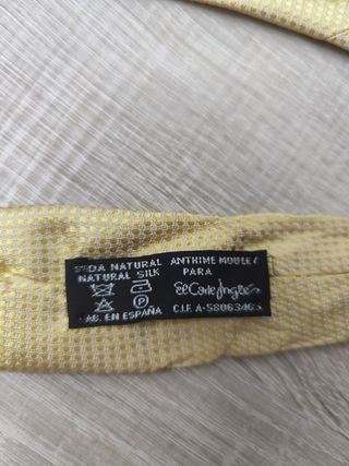 Corbata Amarilla - Canova's Club de seda