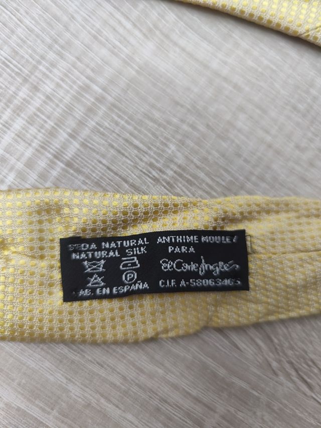 Corbata Amarilla - Canova's Club de seda