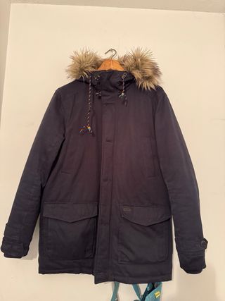 Abrigo parka azul