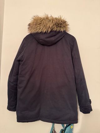 Abrigo parka azul
