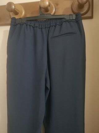 Pantalón azul - tiro alto