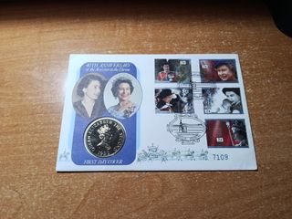 Moneda commemorativa inglesa 