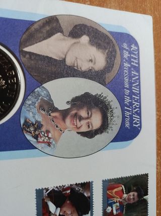 Moneda commemorativa inglesa 