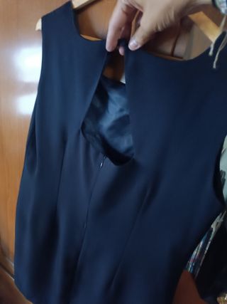 Vestido fiesta midi negro