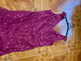 Vestido YUCHIHIC fiesta morado - L