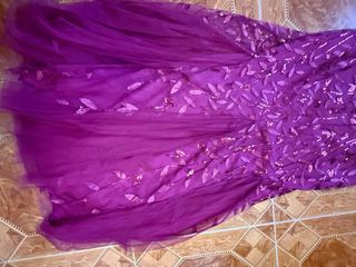 Vestido YUCHIHIC fiesta morado - L