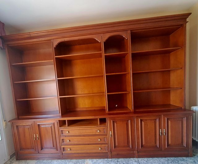 Mueble librería maciza