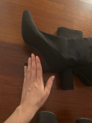 Botines negros tacón bloque